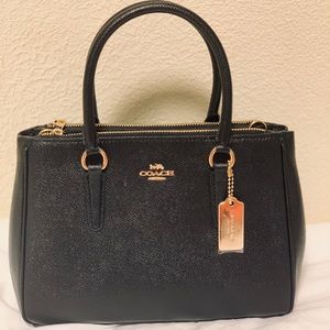 Black coach purse